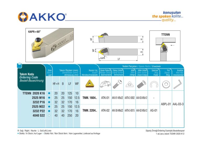 AKKO TTENN 2020 K16 External turning toolholder - neutral - Image 2