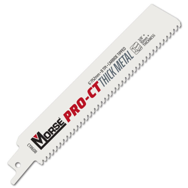 MK MORSE PRO-CT Carbide Tipped Recip blade 8TPI Single pack